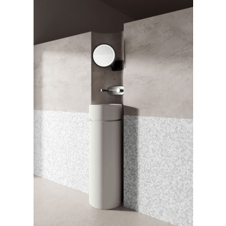 OKE keramické umyvadlo na desku, Ø 30 cm, bílá