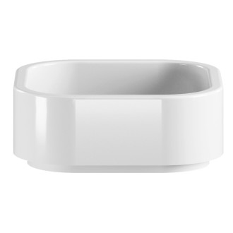 HAKO keramické umyvadlo na desku 40x40 cm, bílá