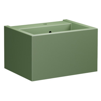 KANAAL keramické umyvadlo 60x46,5cm, verde mat