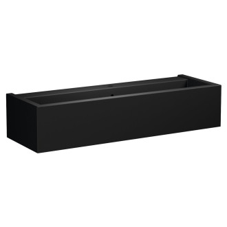 KANAAL keramické umyvadlo 120x40cm, černá mat