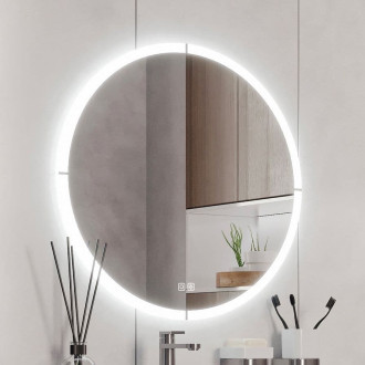 Kulaté LED zrcadlo se dvěma dotykovými senzory, 600mm ZP 24000RVX