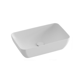 Umyvadlo na desku Ravak Uni 50x31 cm bílá matná mat bez přepadu XJX0E150000