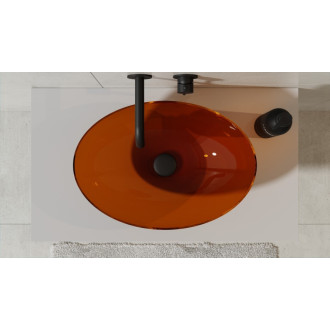 Umyvadlo na desku ANYA ze syntetické pryskyřice