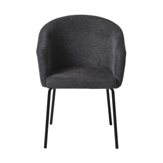 Jídelní židle Unique Furniture EASTON šedá polyester 34690001