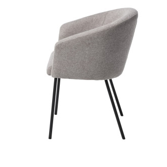 Jídelní židle Unique Furniture EASTON šedá polyester 34690000