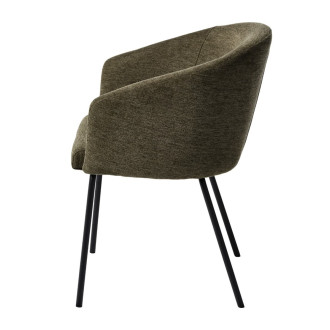 Jídelní židle Unique Furniture EASTON zelená polyester 34690003