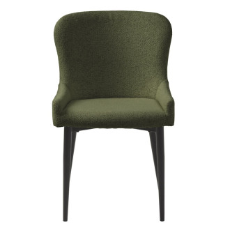 Jídelní židle Unique Furniture ONTARIO zelená polyester 34700003