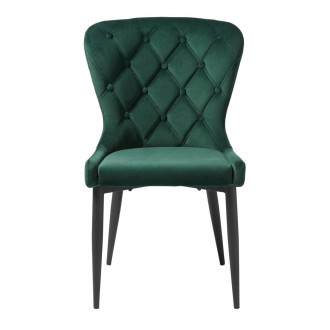 Jídelní židle Unique Furniture GRANBY zelená polyester 41990001