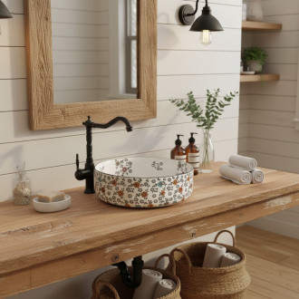 Rea Umyvadlo na desku Rea Stefania Fiori REA-U9853