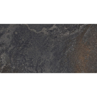 Glazovaná kamenina Mexen Blaze Nero obdélníková G1, dlažba a obklad 120 x 60 cm, řezba - TL420-120-060-01