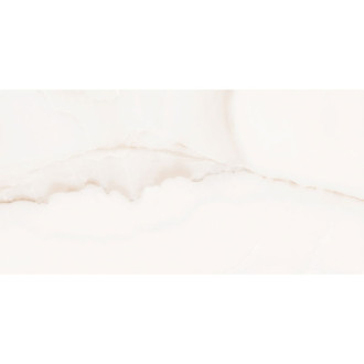 Mexen Onyx Bílá glazovaná kamenina obdélníková G1, dlažba a obklady 120 x 60 cm, lesklá - TL106-120-060-01