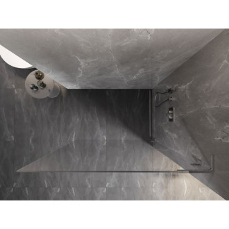 Mexen Lunar L Sprchová zástěna pravá 100 x 200 cm, 8 mm průhledná, chrom - 830L-100-000-01-00-P