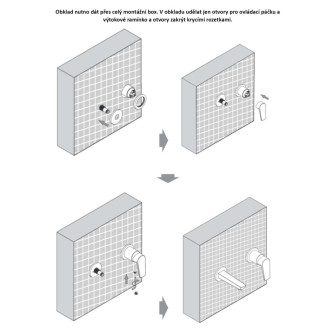 Podomítková umyvadlová baterie VEO zlatá lesklá