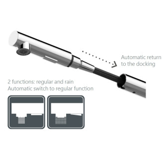 Dřezová baterie BRUNO-21 PO chrom