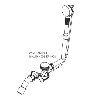 Cayono sifon k vaně bílá Kaldewei 687772480001