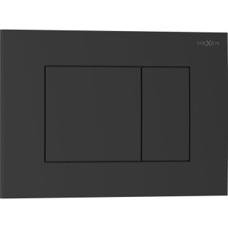 Splachovací tlačítko Mexen Tex 02, matně černé - 6102-02