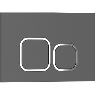 Splachovací tlačítko Mexen Tex 03, šedé - 6103-05