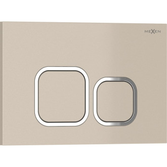 Splachovací tlačítko Mexen Tex 03, béžové - 6103-07
