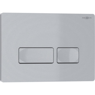 Splachovací tlačítko Mexen Tex 04, matný chrom - 6104-04