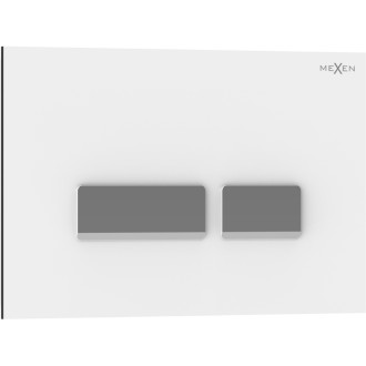 Splachovací tlačítko Mexen Tex 07, bílé - 6107-01