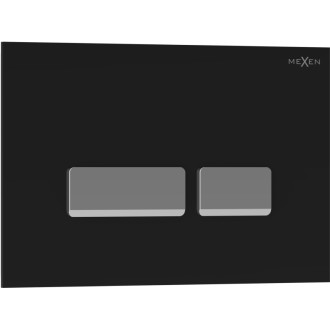Splachovací tlačítko Mexen Tex 07, černé - 6107-02