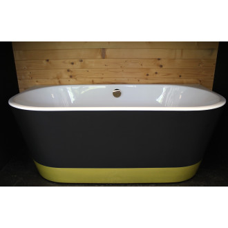 Volně stojící vana VICA NEW s pásem, sifon s přepadem