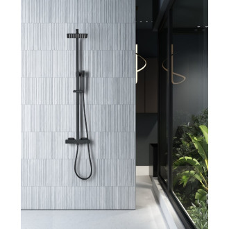 Termostatický nástěnný set PONTOS 250 BLACK