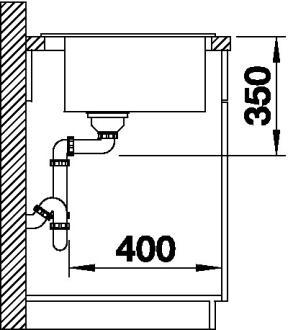 Blanco PLEON 8 Silgranit aluminium oboustranné provedení