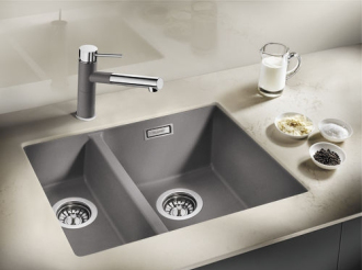 Blanco SUBLINE 340/160 U Silgranit tartufo bez táhla dřez vpravo