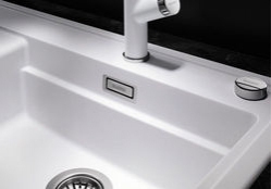 Blanco ZENAR XL 6 S-F Silgranit DFG. aluminium dřez vpravo s excentrem kráj.deska dřevo