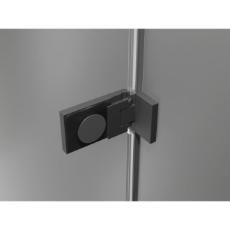 Sprchové dveře Mexen Lunar-F L levé skládací 140 cm, průhledné, stříbrná - 836SL-140-050-95-00-L