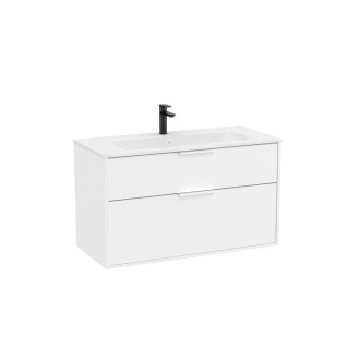 Koupelnová skříňka s umyvadlem Roca Optica 99x58x45,5 cm bílá matná mat OPT1002ZBM