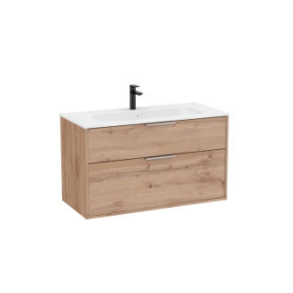 Koupelnová skříňka s umyvadlem Roca Optica 99x58x45,5 cm dub OPT1002ZO