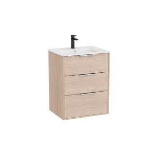 Koupelnová skříňka s umyvadlem Roca Optica 60x75,7x45,5 cm světlý dub OPT603ZJ