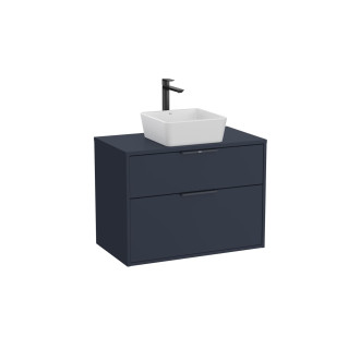 Koupelnová skříňka bez umyvadla Roca Optica 78,5x56,5x45,5 cm modrá mat OPTDESK802ZM