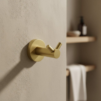 Rea Koupelnový věšák 5605 Leo Brush Gold REA-88043
