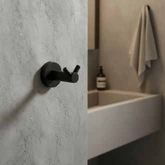 Rea Koupelnový věšák 5605 Leo Black REA-88041