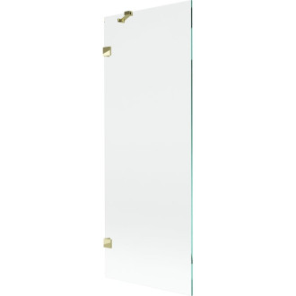 Vanová zástěna Mexen Lunar s jedním křídlem 70 x 150 cm, průhledná, zlatá - 897-070-000-50-00