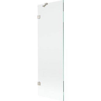 Vanová zástěna Mexen Lunar s jedním křídlem 60 x 150 cm, průhledná, kartáčovaný nikl - 897-060-000-97-00