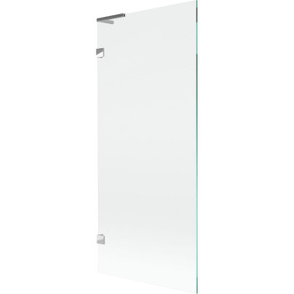 Vanová zástěna Mexen Lunar L s jedním křídlem 80 x 150 cm, průhledná, chrom - 897L-080-000-01-00