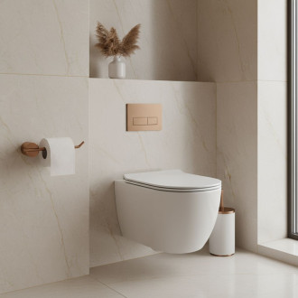 Rea Držák na toaletní papír Tomi 5809 Brush Copper REA-88055