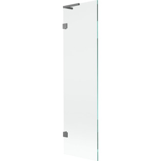 Vanová zástěna Mexen Lunar L s jedním křídlem 50 x 150 cm, průhledná, stříbrná - 897L-050-000-95-00