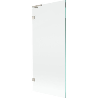Vanová zástěna Mexen Lunar L s jedním křídlem 80 x 150 cm, průhledná, kartáčovaný nikl - 897L-080-000-97-00