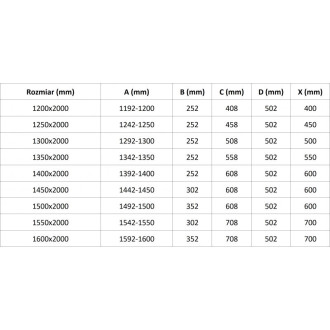 Sprchové dveře Mexen Lunar L s levými panty 155 cm, průhledné, kartáčovaný nikl - 834SL-155-050-97-00-L