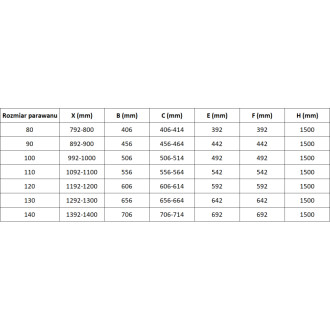 Vanová zástěna Mexen Lunar 2-křídlá levá 80 x 150 cm, průhledná, růžové zlato - 897-080-100-60-00-L