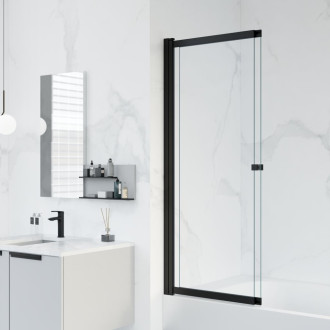 Vanová zástěna EASY SLIDE BLACK NEW