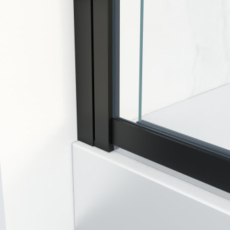 Vanová zástěna EASY SLIDE BLACK NEW