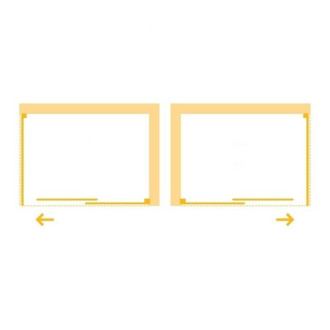 Pevná boční stěna PANEL BELVER BLACK NEW