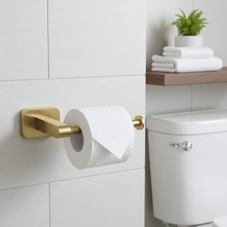 Rea Držák na toaletní papír 5909 Nico Brush Gold REA-88061