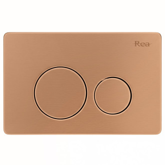 Rea Ovládací tlačítko k podomítkovým systémům WC I K011A-Q Copper Brush REA-E9564